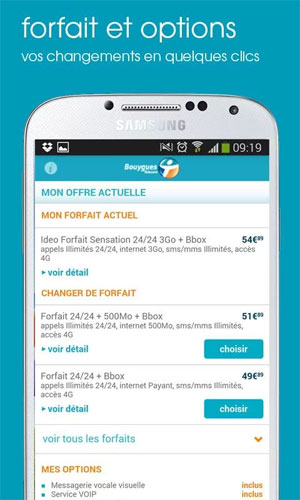 Bouygues Telecom : Espace Client Mobile
