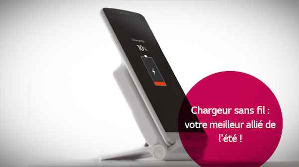 LG aurait développé un mobile avec une nouvelle méthode de charge sans fil