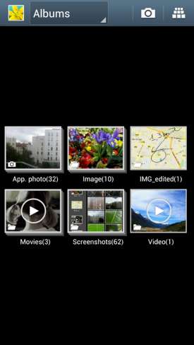 Samsung Galaxy Note 2 : Galerie