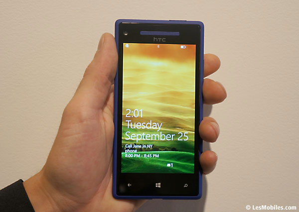 Prise en main HTC Windows Phone 8X : nos premières impressions