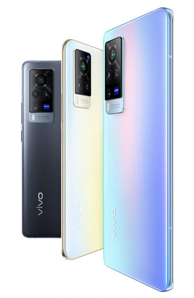Vivo X60 presentation sur affiche chine