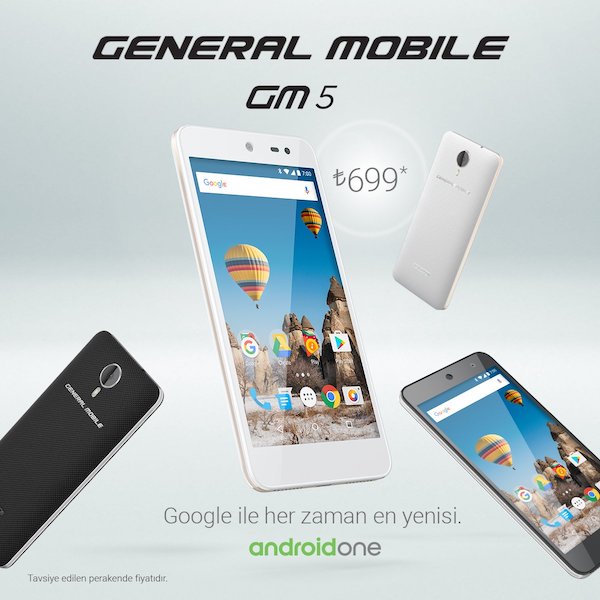 General Mobile dévoile encore un modèle Android One