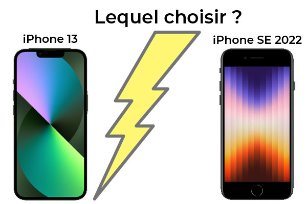iPhone 13 vs iPhone SE 2022 : lequel est fait pour vous ?