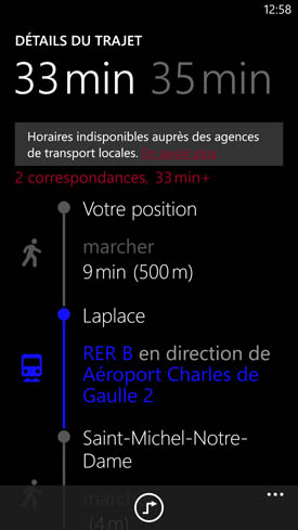Nokia Lumia 1520 : maps