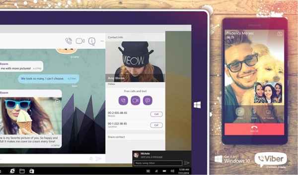 Viber gagne les appels vidéo sur Windows 10, et bien plus encore