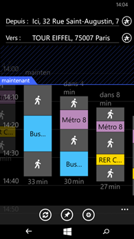 Microsoft Lumia 535 : HERE Transit