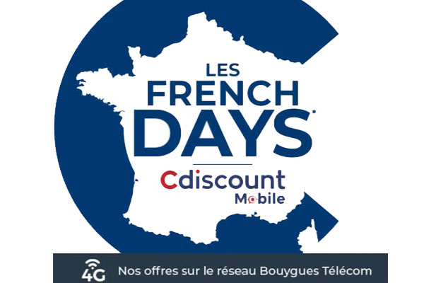French Days : Trois nouveaux forfaits pas chers et pas que la 1ère année dont un 60Go à 6.99€ sur le réseau Bouygues Telecom