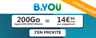 Forfait B and You 200Go