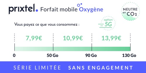 Promo Prixtel forfait Oxygene