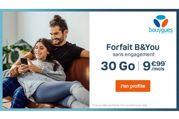 Alerte ! Dernier jour pour profiter des promotions forfaits B&You de Bouygues Telecom !