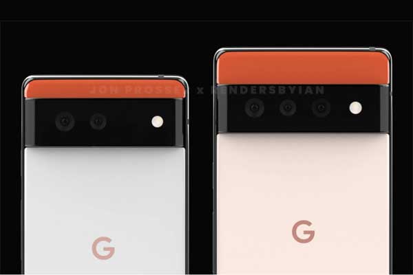 Fuite du design des futurs smartphones Google Pixel 6 et Google Pixel 6 Pro ?