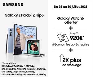 Galaxy Z Fold5 et Flip 5