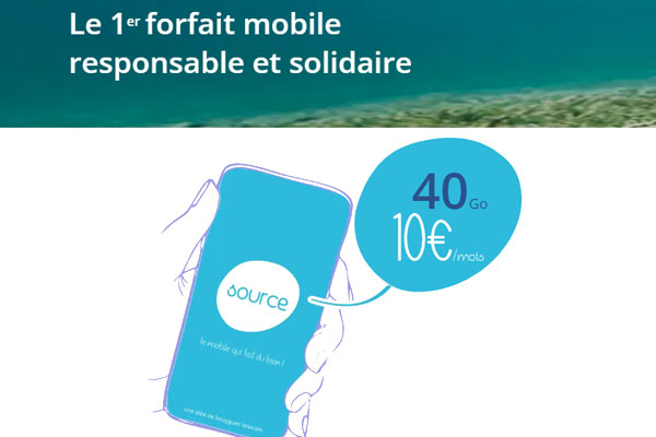 Tout savoir sur le forfait mobile responsable et solidaire 40 Go à 10 € de Bouygues Telecom