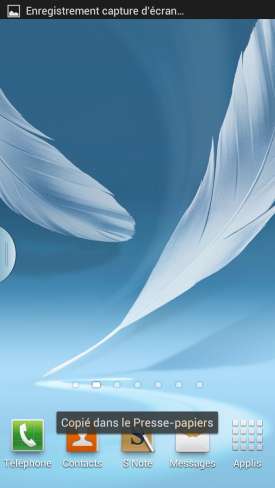 Samsung Galaxy Note 2 : splitscreen