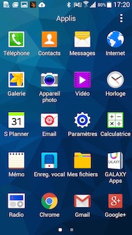 Samsung Galaxy Grand Prime interface