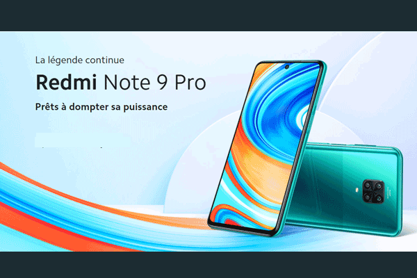 Xiaomi Redmi Note 9 Pro : smartphone + Mi Band 5 avec une remise immédiate de 80€