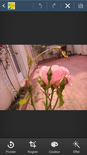 Samsung Galaxy S4 Mini : visionneuse d'images