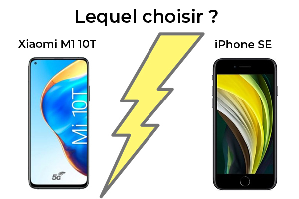 Xiaomi Mi 10T contre Apple iPhone SE 2020, lequel est le meilleur ?