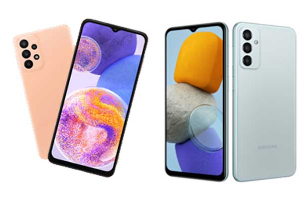 Les Samsung Galaxy A13, Galaxy A23, Galaxy M23 et Galaxy M33 sont désormais officiels et partagent de nombreux composants