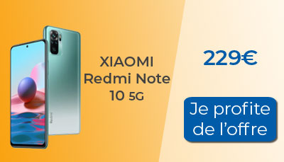 Xiaomi Redmi Note 10 5G avec une offre de lancement chez Bouanger
