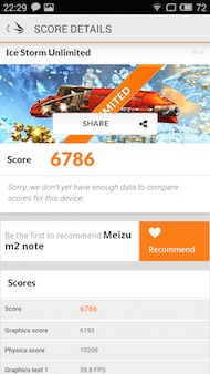Meizu m2 note antutu