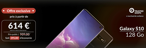 Samsung Galaxy S10 128 Go à 614? sur Smartagogo