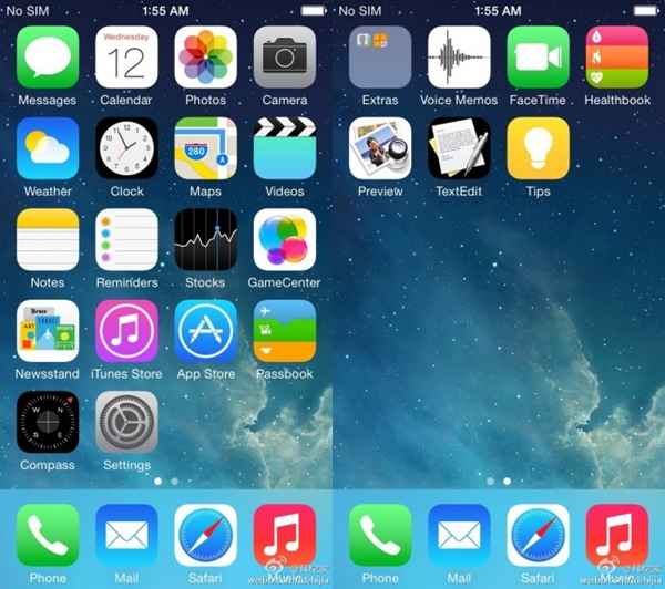 iOS 8 : des screenshots présentent les applications natives, dont Healthbook