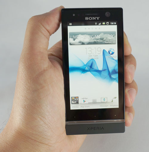 test Sony Xperia U : design