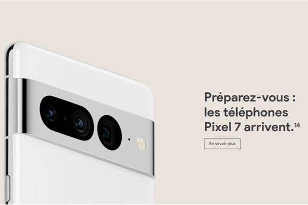 Les Google Pixel 7 passent la certification FCC, leur lancement semble imminent