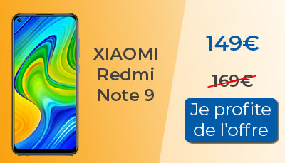 Xiaomi Redmi Note 9 à 149?