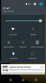 Motorola Moto E 4G : réglages rapides