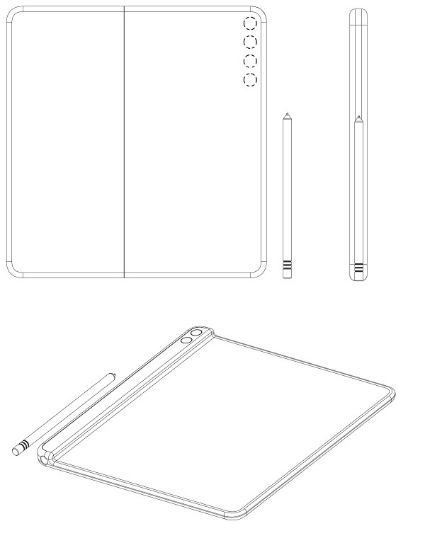 Huawei Mate X2 (schéma)