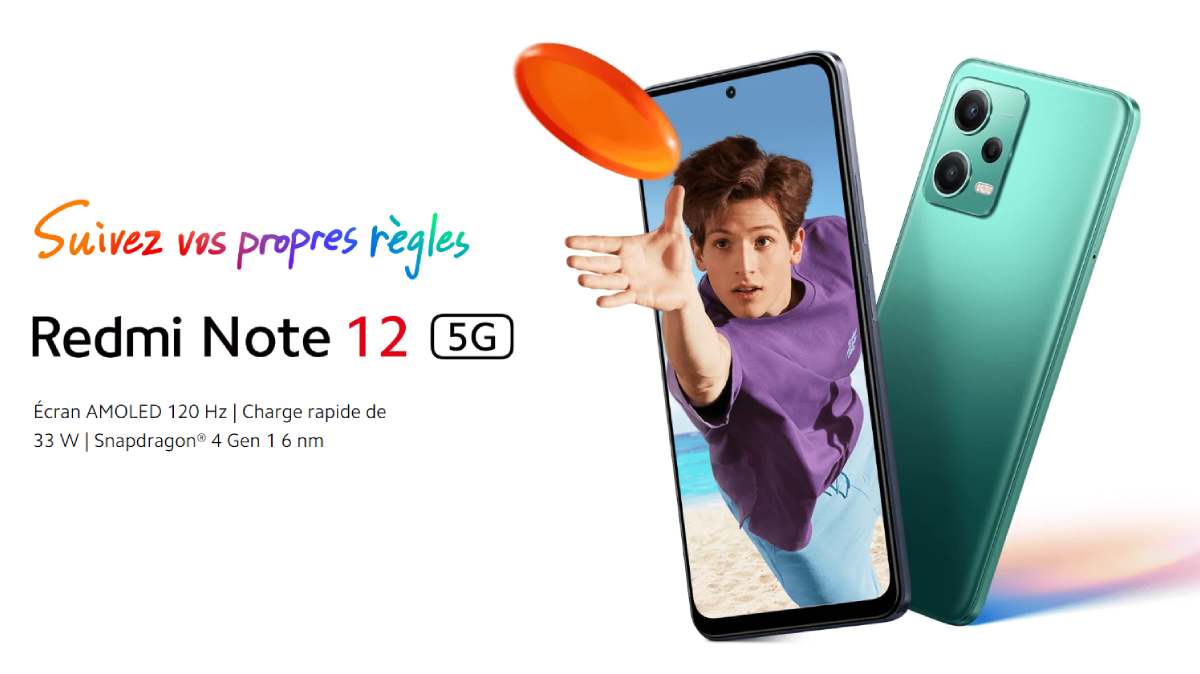 Xiaomi Redmi Note 12 5G : Amazon propose ses 6 derniers exemplaires à moins de 180 € pour préparer la rentrée !