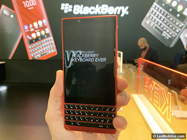 TCL officialise le BlackBerry KEY2 Red Edition (MWC 2019)