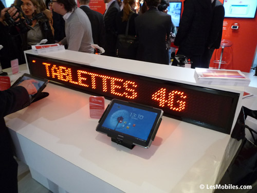 SFR : tablettes 4G
