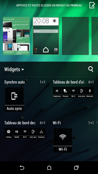 HTC Desire 816 : widgets