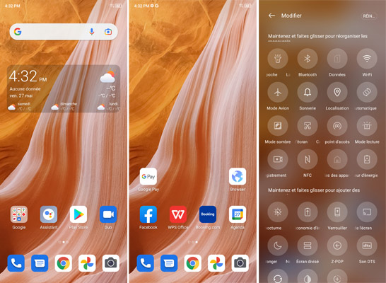 ZTE Axon 40 ultra interface 