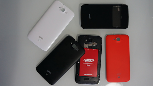 Yezz Andy 6 et ses coques