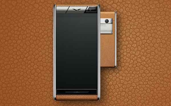 Vertu Aster Caramel Calf