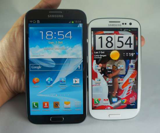 Samsung Galaxy Note 2 : prise en main