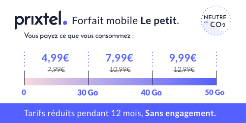 Forfait Prixtel à 4.99?