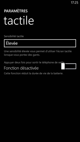 Nokia Lumia 1520 : paramètres