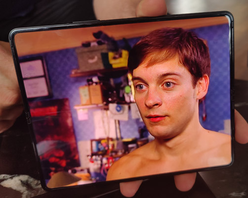 Vidéo avec le Samsung Galaxy Z Fold 3