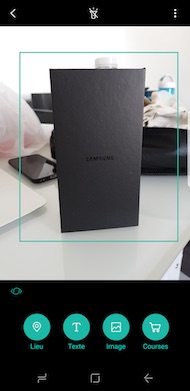 Samsung Galaxy S8 interface