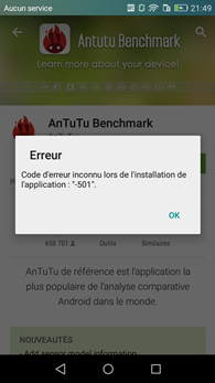 Huawei P8 Lite : Play Store