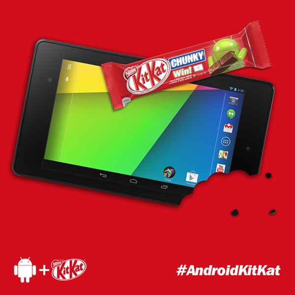 Android 4.4 présenté en octobre et des Nexus 7 (2013) à gagner avec KitKat ?