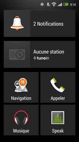 HTC One : mode voiture
