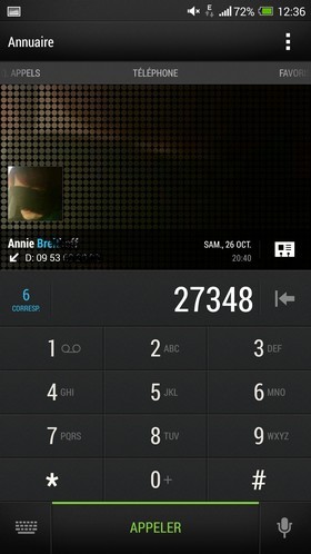 HTC One Max téléphonie