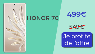 Honor 70 promotion fnac