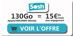 forfait SOSH 130go
